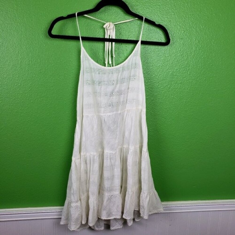 Rails Boho White Tunic Drawstring Tank Top My Siz… - image 1